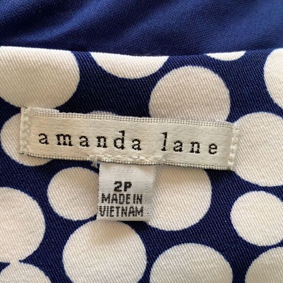 NWT Amanda Lane navy & white shift dress - Picture 6 of 9